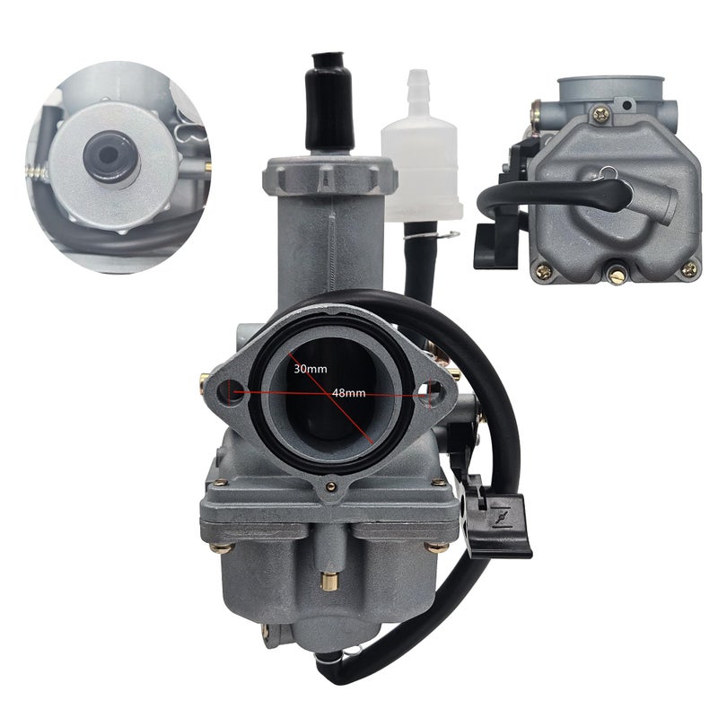 tianfeng Universal PZ 30 mm Carburetor For 150cc 175cc 200cc 250cc 300cc Engines Motorcycle Dirt Bike ATV Carb w/Air Filter (Manual Choke - Image 2